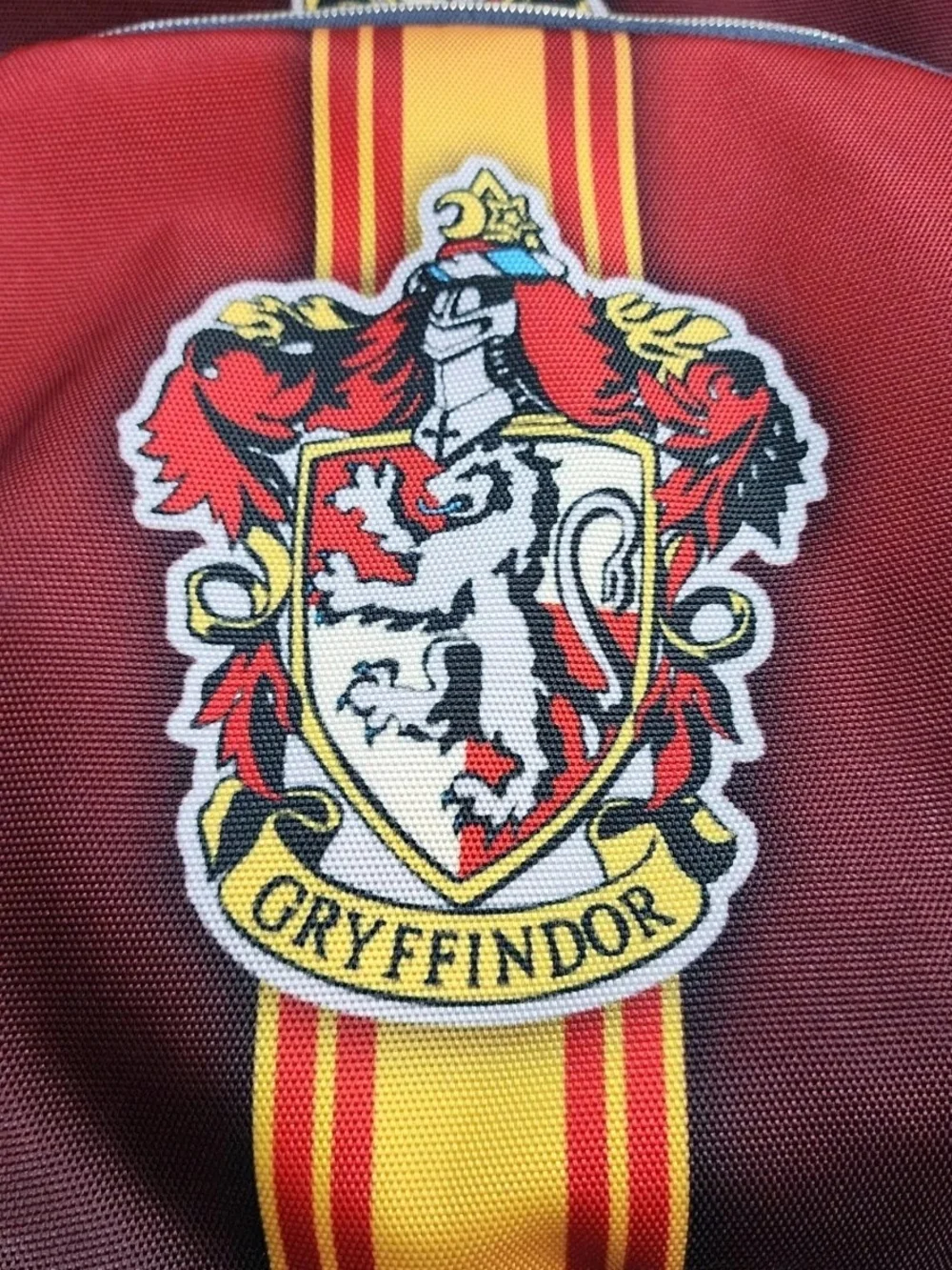 Harry Potter Hogwarts Gryffindor House Red Black Gold Backpack Laptop Bag School